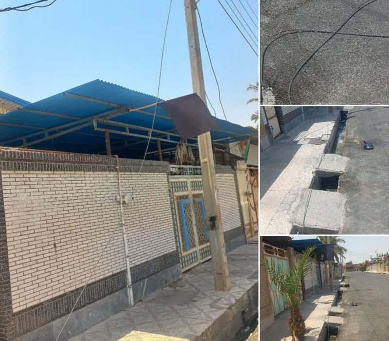 پیام وارده: سقوط کابل برق بر خودرو در شوش؛ نگرانی شهروندان از خطرات پیش‌رو