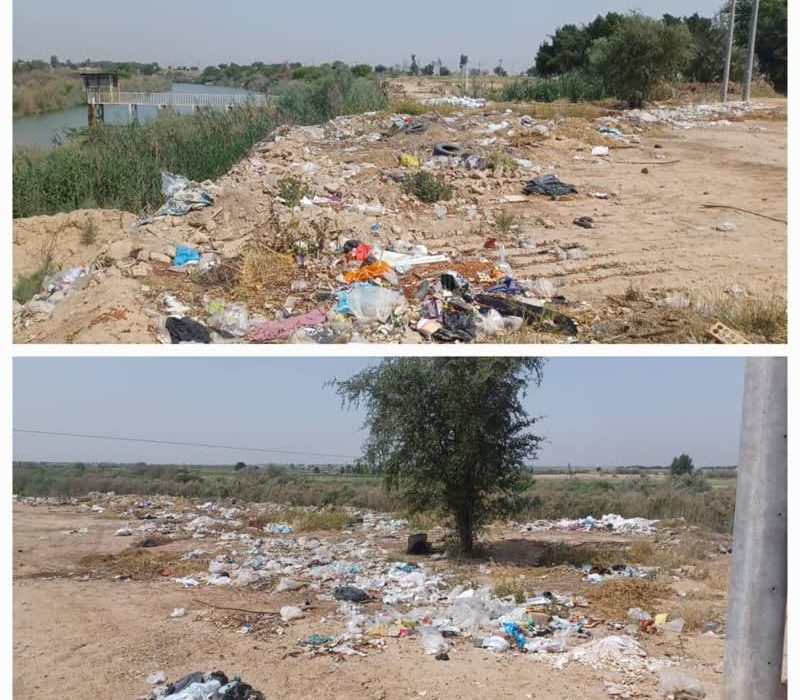 پیام وارده: انباشت زباله در رودخانه کرخه؛ محیط‌زیست در خطر جدی