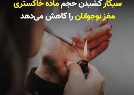 سیگار کشیدن حجم ماده خاکستری مغز نوجوانان را کاهش می‌دهد