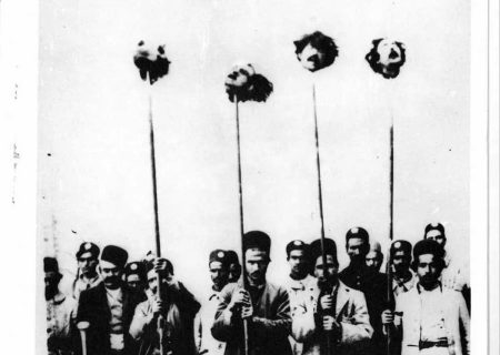 عکس: نیزه کردن سرهای دزدان و راهزنان در دوران قاجاریه